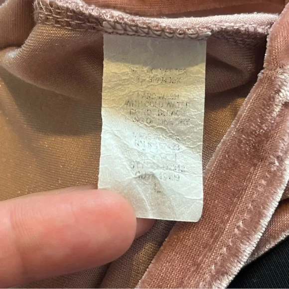 Fashion Nova Pink‎ Velour Off the Shoulder Dress Size Large - Picture 7 of 7